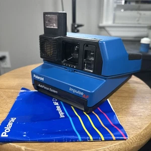 Rare Jade Blue Polaroid Impulse AF Instant Film Camera TESTED Working Film 600 - Picture 1 of 10