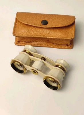 Opera glasses Vintage theatrical opera binocular 2.5x With Case Ussr Retro  - Image 1 of 4