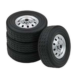 4PCS Original Wheel Tires DIY Replacement Parts for WPL D12 1/10 RC Truck Car - Picture 1 of 7