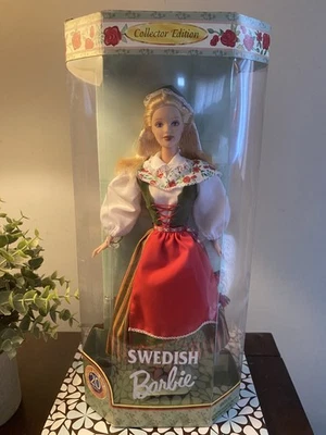 Swedish Barbie Dolls of the World Collector Edition Doll 1999 Mattel 24672 - Imagem 1 de 4