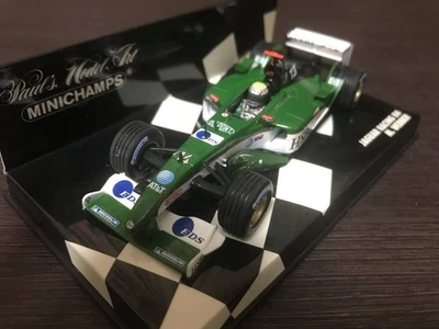 Modellino auto MINICHAMPS 1/43 Jaguar R4 #14 M. Webber British GP 2003 - Immagine 1 di 4