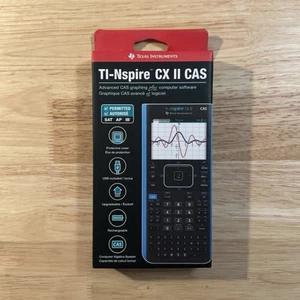 Calculadora gráfica de color TI-Nspire CX II CAS Python USB recargable NUEVA sellada - Imagen 1 de 3