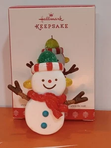 SELTEN süßer Schneemann Andenken Ornament Punze klassisches Sammlerstück  - Bild 1 von 1