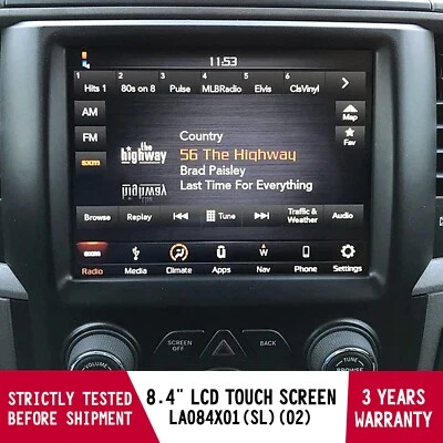 For 17-22 Jeep Grand Cherokee 8.4 Uconnect LCD Touch Screen Radio Navigation NEW