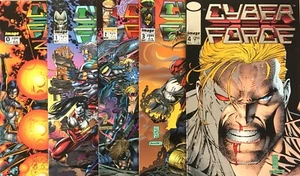 CyberForce 5 Comic Lot/Run #0 to 4 Image 1992 Complete First Series Set 9.0/9.4 - Bild 1 von 4