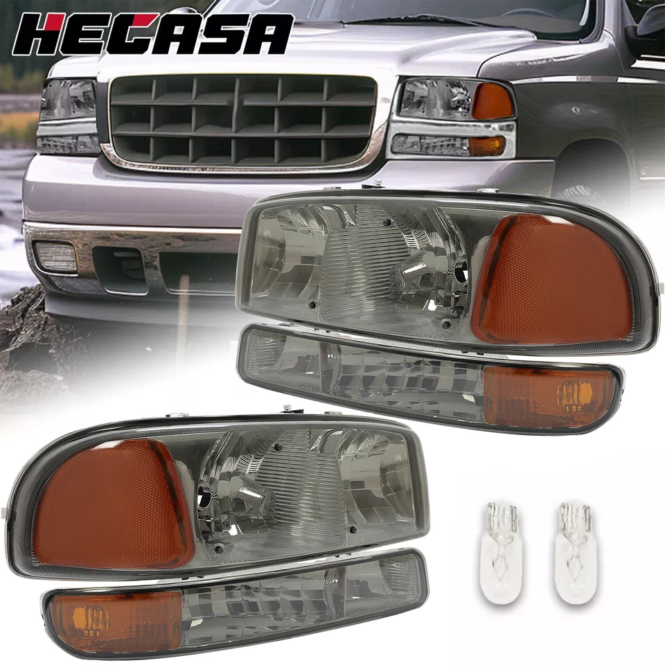 Faros de humo y lámparas de parachoques para GMC Sierra 1500 2500HD 1999-2007 Yukon 2002 Foto 1 de 4
