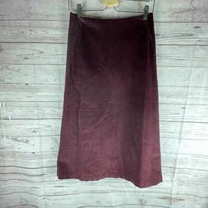 Boden Burgunder Cord Rock Gr. 4L gefüttert Preppy Academia Karriere Arbeit Boho - Bild 1 von 9