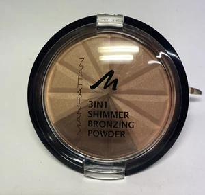 Manhattan 3in1 Shimmer Bronzing Powder Bronzer 002 Bronze Shimmer 9,9g - Bild 1 von 3