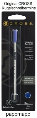 1 x Original CROSS Kugelschreibermine alle Farben + Stärken Kuli Minen Gewinde - Bild 1 von 2