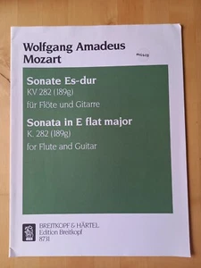 Sonata in Eb major for flute and guitar by Mozart - Picture 1 of 7