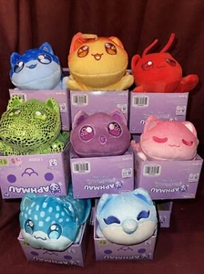 APHMAU MeeMeows Litter 5 Under The Sea COMPLETE Set Of 8 Plush RARE Turtle Cat - Bild 1 von 10