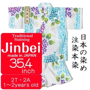 jinbei kimono yukata japan traditional anniversary edo manga hand dyeing real jp - Picture 1 of 23