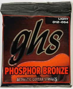 GHS Phosphor Bronze Akustikgitarre Saitensatz Light 012-054 Saiten - Bild 1 von 2