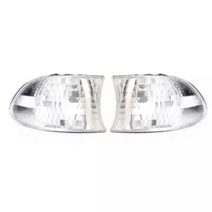 Clear 2pcs Turn Signal Indicator Corner Lights For BMW E38 7 Series 1998-2001 - Picture 1 of 12