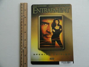 ENTRAPMENT - SEAN CONNERY - BLOCKBUSTER VIDEO BACKER CARD 5"X8"  - Bild 1 von 3