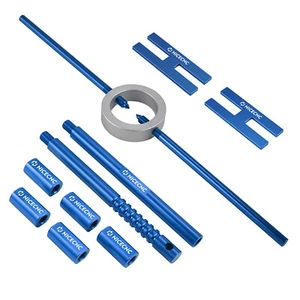 Universal for 50-1300cc Motorcycle Fork Spring Compressor Fork Bleeding Tool Set - Picture 1 of 10