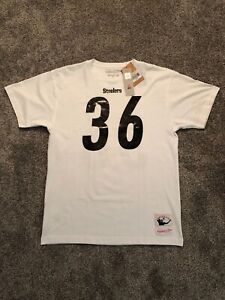 Mitchell & Ness NFL Throwbacks Pittsburg Steelers Jerome Bettis Shirt Sz L NEW