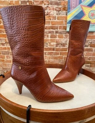 Botas Louise et Cie Teracotta Croco Eje Medio Winslow Nuevas Foto 1 de 4