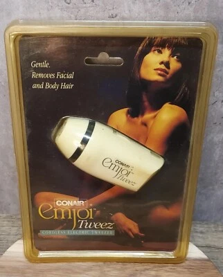 Pinza eléctrica inalámbrica vintage nueva Conair Emjoi Tweez blanca modelo EM10 Foto 1 de 3
