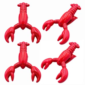 4 piezas clips de toalla de langosta para playa piscina sillones crucero diversión de alta resistencia - Imagen 1 de 6