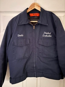 VTG Ford Motor Co Company Mens large size 42 Employee SMOKIE RED KAP Jacket - Picture 1 of 7