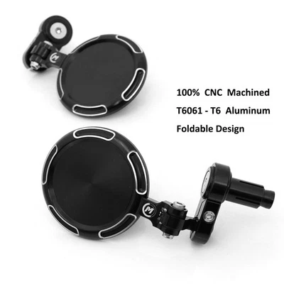 Espejos retrovisores de barra de motocicleta BLACK SONIC para Aprilia Shiver 900 2017-2021 Foto 1 de 4