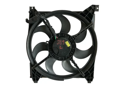 1999 年 HYUNDAI SONATA 散热器 冷却风扇组件 带电机 2.4L 左侧 — 第 1/4 张图片