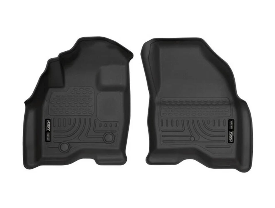 Husky Weatherbeater Floor Mats Fit 2016-2019 Ford Explorer Front Black 2 Pc - Изображение 1 из 4