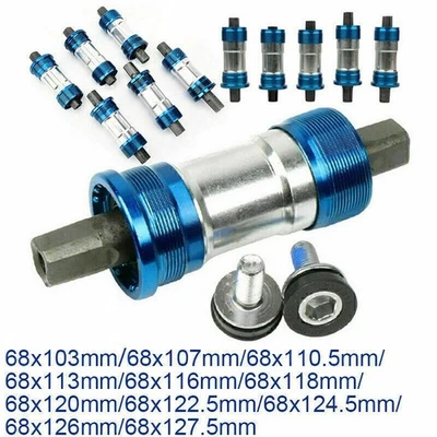 Bicycle bottom bracket bottom bracket middle console shaft 68 mm 103-127.5 mm de - Image 1 of 4