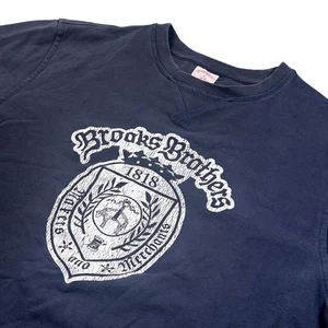 Suéter Pullover Brooks Brothers Azul Marino Oscuro Talla Mediana Manga Larga - Imagen 1 de 7