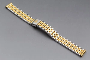 [Exc+5] Vintage OMEGA Stainless 12mm Women Silver Belt Strap Bracelet From Japan - Picture 1 of 11