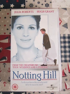 NOTTING HILL 2002 FILM STARRING JULIA ROBERTS & HUGH GRANT VHS VIDEO TAPE UK PAL - Picture 1 of 4