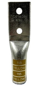 Thomas & Betts 60278 Compression Lug 750 MCM AL 2-Hole Long Barrel Blind End - Picture 1 of 3