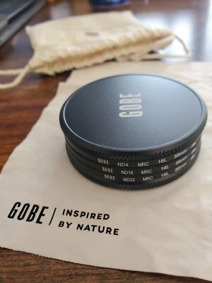 Gobe 58mm ND Filter Kit MRC 16 Layer: ND4, ND16, ND32 (2Peak) - Image 1 of 4