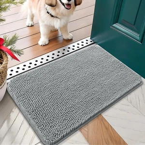 OLANLY Dog Door Mat for Muddy Paws 24x16, Absorbs Moisture and Dirt, - Picture 1 of 8