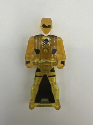 Llave legendaria amarilla transparente translúcida Power Rangers Cheetah Ranger Jungle Fury Foto 1 de 4