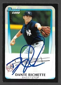 2011 BOWMAN BDPP 12 Dante Bichette NEW YORK YANKEES SIGNED AUTOGRAPH AUTO COA - Picture 1 of 1