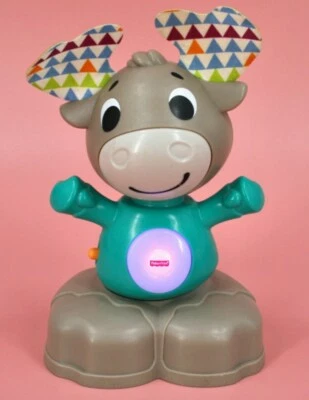 Brinquedo educativo interativo Fisher Price Linkimals alce musical falante canta - Imagem 1 de 4