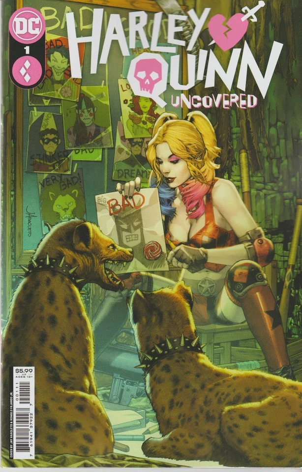 Harley Quinn #1 by Riley Rossmo, Yoshitaka Amano, Stephanie Phillips (Staple Bound, 2021)