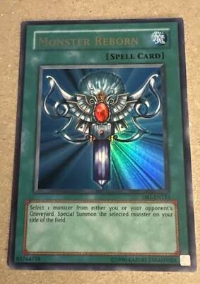 Yugioh Monster Reborn Ultra Rare DB1-EN133 NM - Image 1 of 4