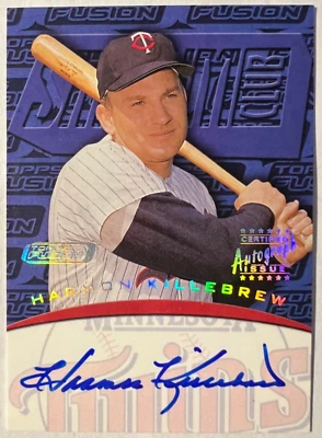 2001 Topps Fusion Autographs #FA25 Harmon Killebrew SC E Twins - Image 1 of 2
