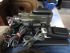 Vintage Sony Handycam Video 8 CCD-F46 Camcorder Bundle - AS IS!!!