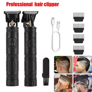 Cortapelos Profesional Recortadora Corte Barba Inalámbrica Barbero Máquina de Afeitar - Imagen 1 de 11