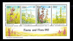 IRELAND #894a MNH FAUNA & FLORA (VARIOUS ORCHIDS) SOUVENIR SHEET - Picture 1 of 1