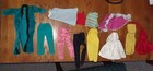 Barbie Vintage Lot Lot Misc Barbie Pieces. Dress Rompers Wrap Pants Blouses