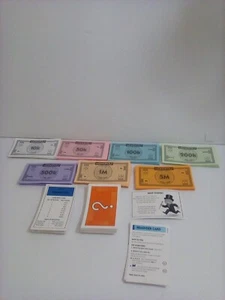 Monopoly City Game Replacement Pieces Money, Chance Cards, District Cards + 2009 - Picture 1 of 4