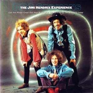 ROCK GUITARIST JIMI HENDRIX LIMITED SEALED 7" Orange Vinyl PROMO Can you Please? - Picture 1 of 2