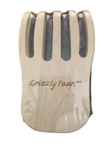 Grizzly Paws Bear Paw Wooden Salad & Pasta Hand Claw Tosser Kitchen Servers NEW - Picture 1 of 3