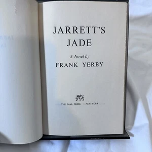 Jarretts Jade Ein Roman von Frank Yerby Historische Belletristik ohne Schutzumschlag - Bild 1 von 15