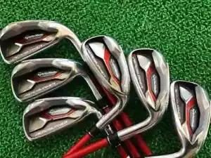 Taylormade AERO Burner IronSet 5-9+Pw 6oc RH MItsubishi TM7-415 graphite FLex S - Picture 1 of 5